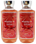 Bath &amp Body Works Wrapped In Sugar - 2 Pack- Shower Gel