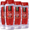 Old Spice Moisturizing Body Wash for Men Hydro Wash 2-in-1 Long Lasting Scent &amp Deep Hydration 24/7 Shower Fresh Swagger Scent 21 oz (Pack of 4)