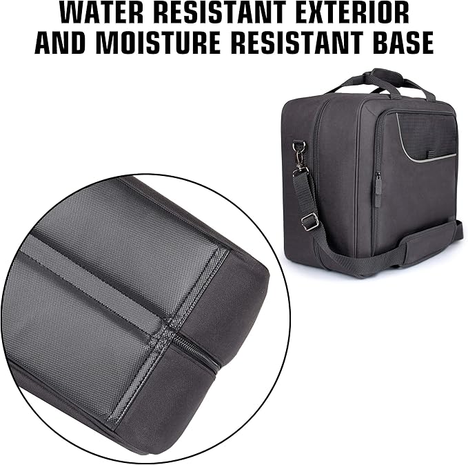 USA Gear Massage Gun Carry Case – Customizable Large Volume Interior Durable Water &amp Scratch Resistant Exterior - Compatible with Theragun Medcursor Flyby Hypervolt Massager Sharper Image et