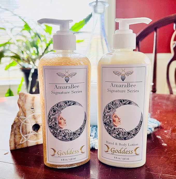 Goddess Moisturizer &amp Body Wash Duo | Hydrating Cleanser | Moisturizing