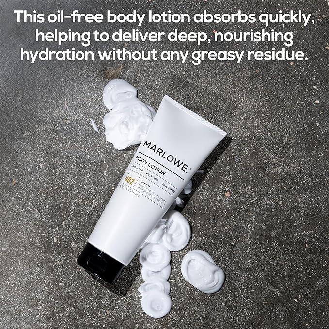 MARLOWE. Santal Body Care Set – Body Wash Lotion &amp Deodorant – Energizing Moisturizing &amp Nourishing with Natural Ingredients Warm Amber &amp Citron Scent