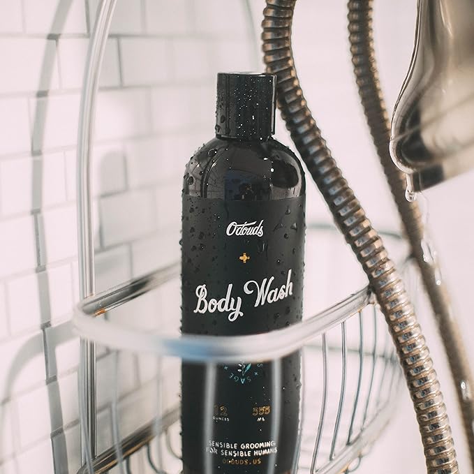 O'Douds Body Wash - All Natural Body Wash for Men &amp Women - Plant-Based Vegan Body Wash - Jojoba Oil Aloe Vera Coco Betaine &amp Vegetable Glycerin - Eucalyptus &amp Sage Scent (12 oz.)