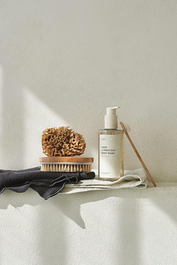 Sioris Have a fresh day body wash 300ml 10.14floz Contain natural sulfactant AHA BHA slightly acid sugar vitamin cleanser for sensitive and dry skin good for family body care Korean skin care