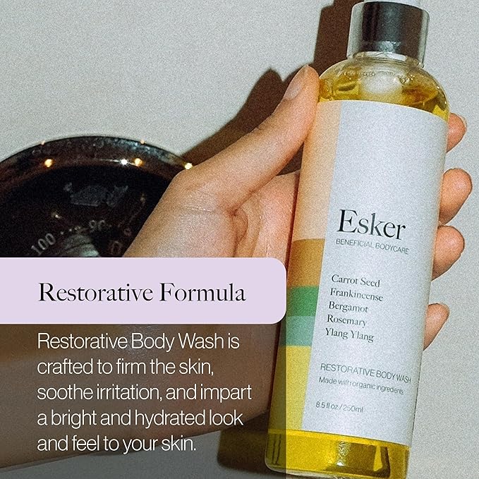 ESKER - Natural Restorative Body Wash | Plant-Based Cruelty-Free Clean Beauty (8.5 oz | 250 ml)