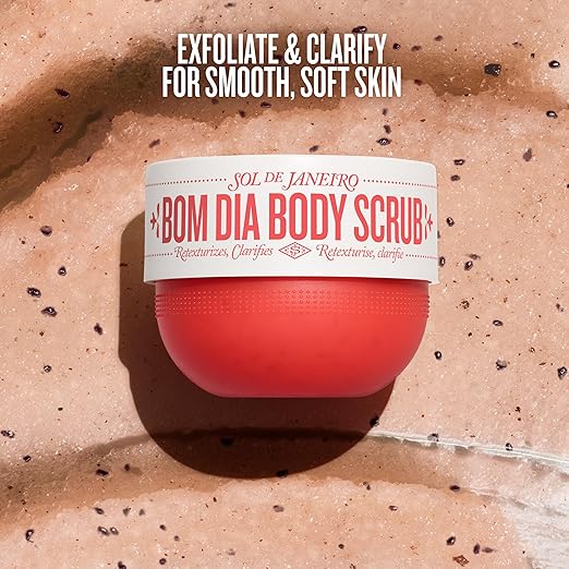 Sol de Janeiro Visibly Brightening and Smoothing Bom Dia AHA Body Scrub and Body Wash Duo Amazon Exclusive
