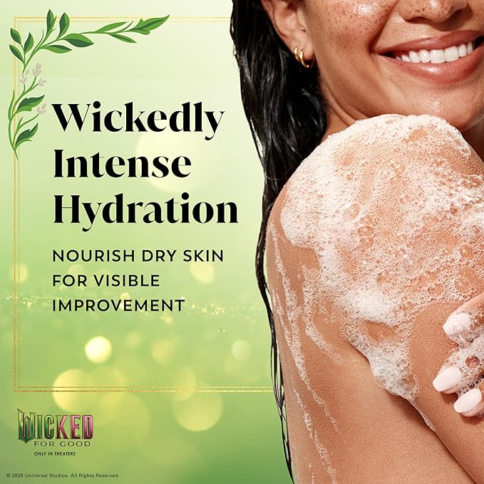 Olay Wicked Body Wash + Secret Invisible Solid Antiperspirant Deodorant Bundle Wickedly Wonderful Elphaba’s Edition Cashmere Woods &amp Lime Scent 20 fl oz + 2.6 oz (Pack of 2)