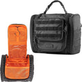 Fitdom Tactical Hanging Toiletry Bag Dopp Kit For Men &amp Women. Perfect For Travel &amp Storage for Cosmetic Clipper Toothbrush Shower Shaving &amp Grooming Care. Best Overnight Toiletries Or