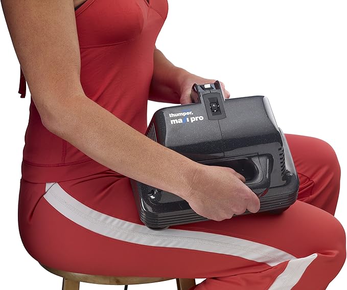 Thumper Maxi Pro Percussive Massager - Deep Tissue Full Body Massager for Professional use. Full Body Massage in 5 Minutes! Powerful Percussion Massager for Chiropractic clinics with 5 speeds