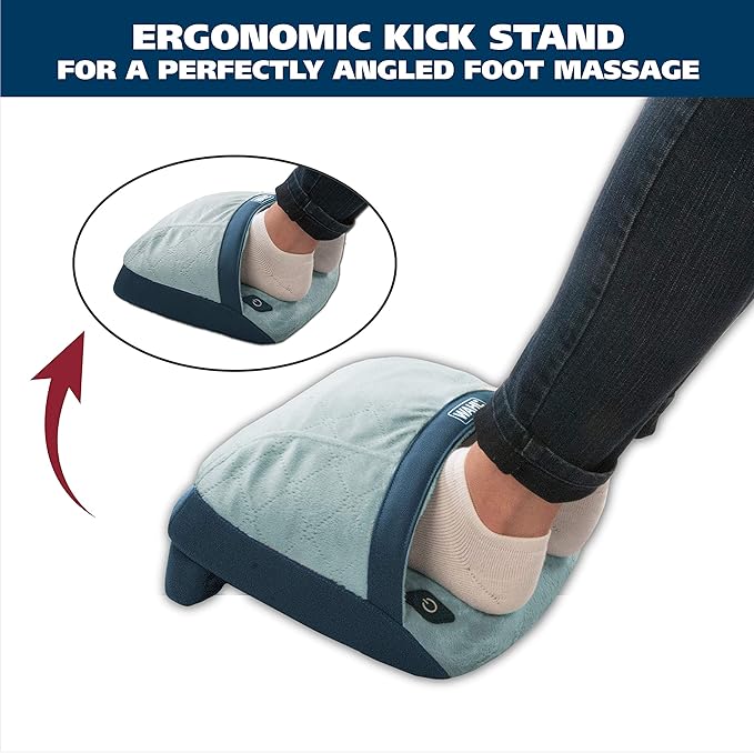 Wahl Heated Therapeutic Foot Vibrating Massager with Toe-Touch Controls &amp 4 Customized Vibrating Massage Programs - Model 4299