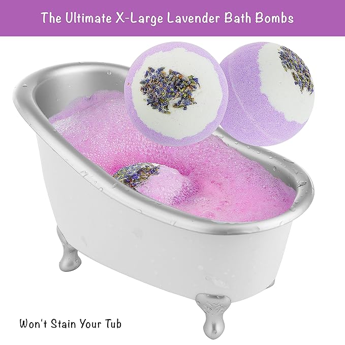 Gift Baskets for Women Bath Gift Set for Women Bath and Body Spa Set Lavender and Jasmine with Large Bath Bombs Salts Shower Gel Body Butter Lotion Bath Oil Bubble Bath Loofah &amp More