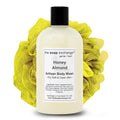 The Soap Exchange Body Wash - Honey Almond Scent - Hand Crafted 12 fl oz / 354 ml Natural Artisan Liquid Soap for Hand Face &amp Body Shower Gel Cleanse Moisturize &amp Protect. Made in the USA