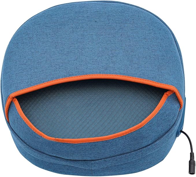 Automatic hot Compress Foot Massager Adjustable Strength - Azure Blue