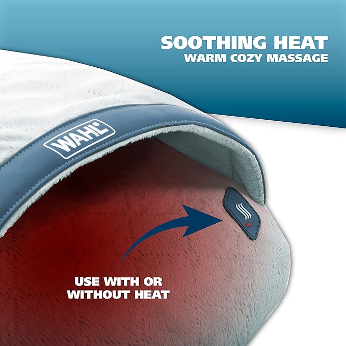 Wahl Heated Therapeutic Foot Vibrating Massager with Toe-Touch Controls &amp 4 Customized Vibrating Massage Programs - Model 4299