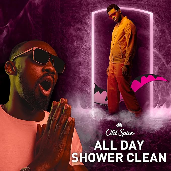 Old Spice Cleansing Body Wash for Men3X Defense24/7 Shower Fresh with Lasting Scent2-in-1 Body &amp Face WashRaptorstrike with Dark Berry Scent33.4 oz(Pack of 2)
