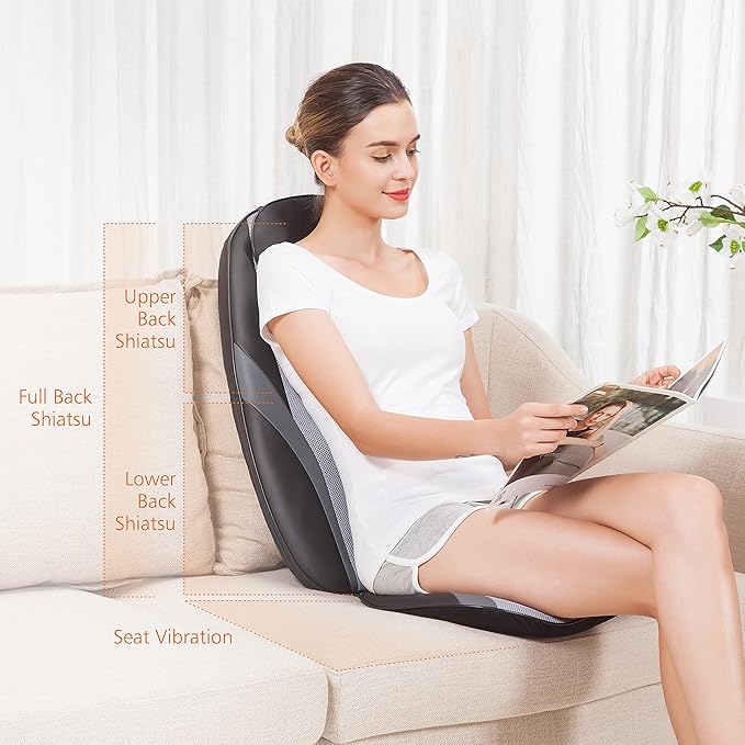 Snailax Shiatsu Back Massage and Shiatsu Foot Massager