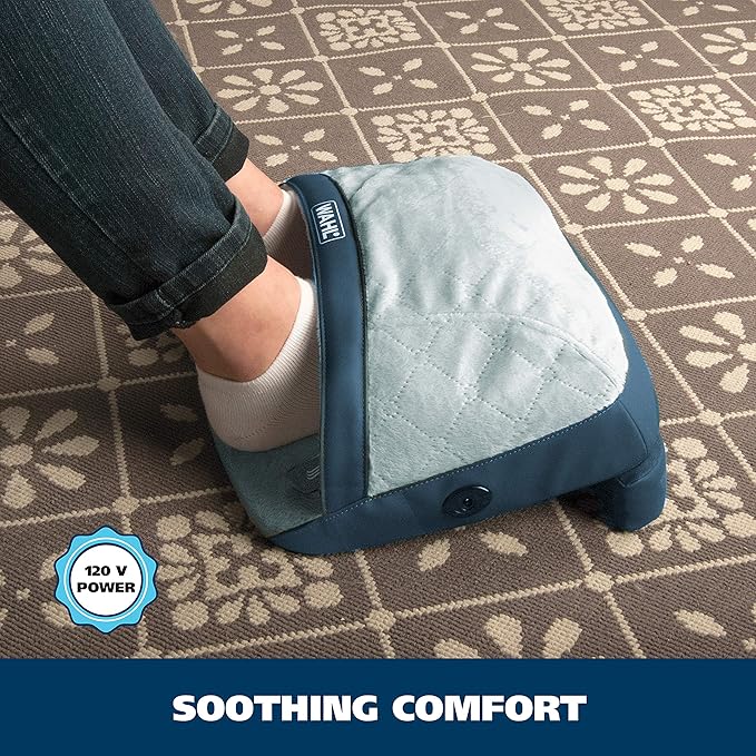 Wahl Heated Therapeutic Foot Vibrating Massager with Toe-Touch Controls &amp 4 Customized Vibrating Massage Programs - Model 4299
